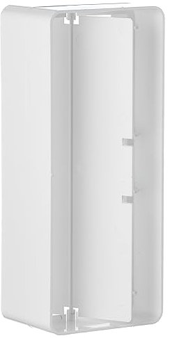 Steinberg14 Flat Duct Connector 220 x 90 mm / 8.7 x 3.5 inch Channel Connector with Backflow Valve