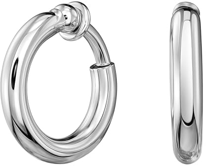 Traveller Ohrclip Creolen - Damen - Goldfarbe - Ø 33mm - 155050