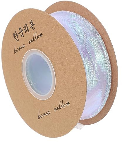 TEHAUX 2 Rollen Symphonie-Meerjungfrau-Garn Weihnachtsband Geschenkverpackungsband Scrapbooking-Materialien für kleine Sackleinenband Hochzeitsgeschenkband DIY-Bänder