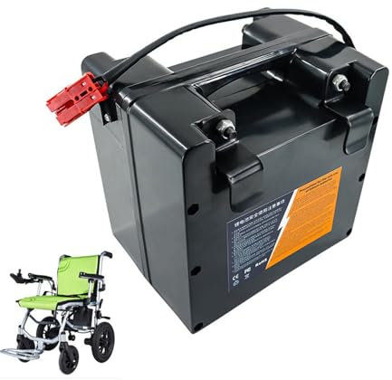 WILLQ Batería para Silla Ruedas eléctrica 24V 20Ah 25Ah 30Ah 35Ah 40Ah batería LiFePO4 de 24 voltios, batería de Litio Recargable con Cargador y BMS para Motor de 0-1000 W,24v30ah