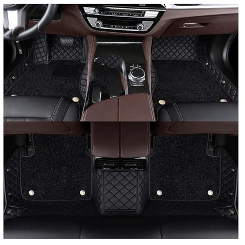 TAOMYDS Autoteppiche LHD Für Chevy Für Orlando 2011 2012 2013 2014 2015 2016 2017-2022 Auto Anti-fouling Zubehör Automatten Set(All Black)