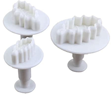 Lot de 3 emporte-pièces en forme de feuilles pour gâteaux, fondants, accessoires de pâtisserie