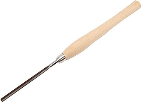 Ciseaux à bois Outils de tournage sur bois Ensemble de ciseaux à bois HSS Outils de tournage sur bois Ciseau de tour Couteau à bol en forme de U peu profond de 10 mm avec manche en bois pour bricole
