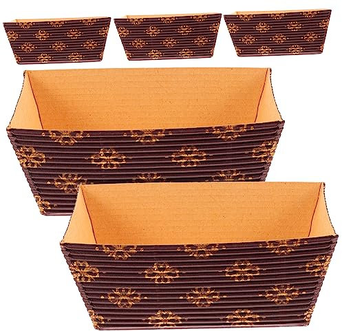 Alipis Per Plumcake in Carta Da 25 Pezzi Vassoi in Carta Da Forno Tortiere Rettangolari Per Mousse E Pirottini Per Cupcake