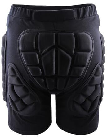 Gepolsterte Schutzhosen FüR Snowboard Motorrad 3D Hüftpolster Kurzes Pad Skating Snowboard Skifahren Shorts Roller Gepolsterte Schutzausrüstung Körperpanzer Reitshorts FüR Skifahren Skateboardfahren(X