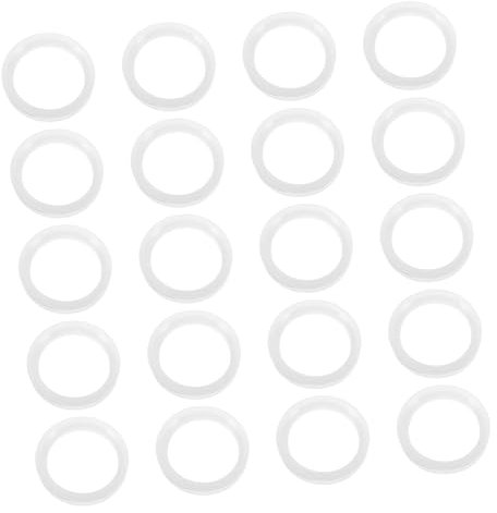 Ciieeo 72pcs 58mm Silicone Sealing Rings Replacement Gaskets for Solar Water Heater Vacuum Tube Leak Prevention and Maintenance Kit