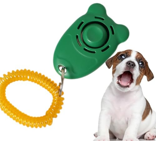 Generisch Clicker for Dog Training, Behavioral Training Clicker with Wrist Strap, Puppies Accessories for Behavior Aid, Comfortable and Versatile Pet Supplies for Animals