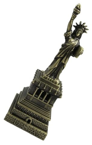 QUMIIRITY Statue of Liberty Figur aus Vintage Souvenir für Wohnzimmer Dekoration für Reisefans und Architektur