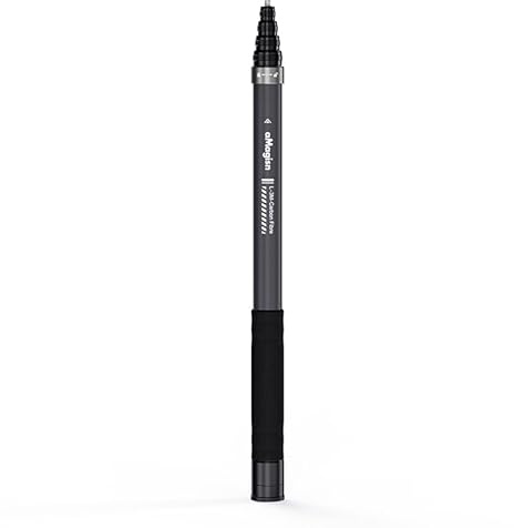 FDMOZRE para Palo de Selfie 3M para dji para Insta360 X5/X4/X3/Go 3S/Ace Pro 2 Fibra Carbono para Soporte monopié extendido para GoPro para Hero 13