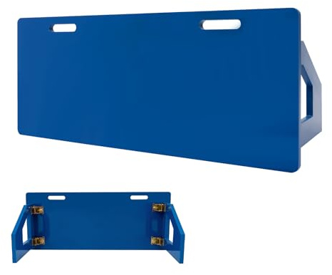 ROGONPDK Fußball Rebounder Board, Tragbare Fußballwand, Faltbare Trainingswand 100x40cm, Passing & Schießen Praxis Rebounder Board, Fußball Rebound Wand, Portable Soccer Rebound Wall (Blau)