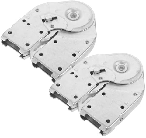 NUOBESTY 2 Pcs Attic Ladder Hinges Replacement 60Mm X 23Mm Metal Folding Ladder Joint Accessories for Home Safety and Pull-Down Stair Parts