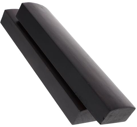 FRCOLOR Briefbeschwerer 18cm Rechteckiger Kalligrafie Papierbeschwerer mit Chinesischer Kalligrafie Schweres Papiergewicht für Kalligrafieübungen und Pinselablage Robustes Holz für Büro