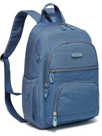 AOTIAN Frauen Rucksack Klassische Leichte Kleine Tagesrucksack Damen Nylon City Pack Jugendliche Lässiger Daypack Tasche 9 Liters