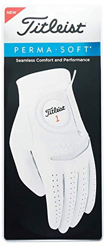 Titleist Damen Golfhandschuh Perma-Soft, Damen, PermaSoft Women's Regular Left Pearl, Pearl, Large