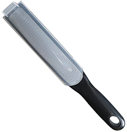 Utensili da cucina Formaggio multifunzione Grattugia Limone Limone Zest Semplice operazione Palmare Grattugia Strumenti di cottura domestica Professionale (Color : Black)