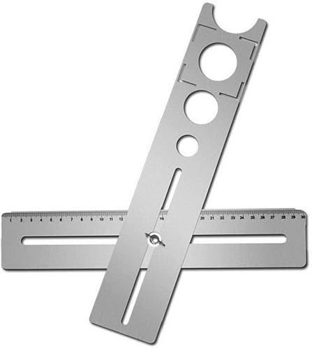 Stainless Steel Ceramic Tile Hole Locator Marble Punching Tool Universal Punching Adjustable