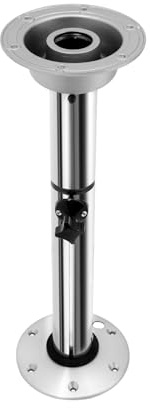 ACROSSPART Table Pedestal Telescopic Furniture Leg Bar Table Leg Heights Adjustable Stainless Steel Table Legs Table Leg Removable Table Support for Camper Caravan Boat