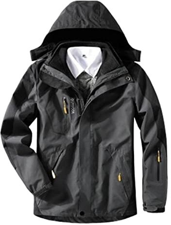 ETZRYSYB Chaqueta para hombre de autodefensa, de seguridad, anticortes, antipuñaladas, para uso civil, defensa, policía, tácticas personales, abrigo con capucha, gris, 8XL