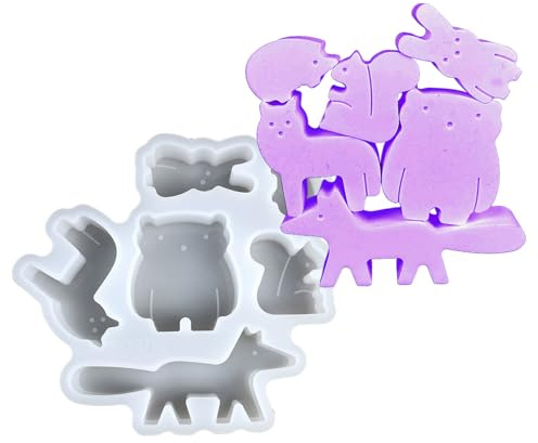 Moldes De Resina Animal Molde Para Cemento Artesanal