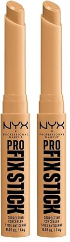 NYX Professional Makeup Korrigierender Concealer, Kaschiert Augenringe, Unreinheiten, dunkle Flecken und Verfärbungen ab, Mit Hyaluron, 12 Stunden Halt, Vegane Formel, Pro Fix Stick, Classic Tan