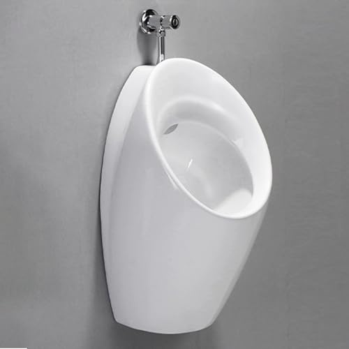 Orinatoio da parete in ceramica da uomo, design salva-spazio, antigoccia, ad alta efficienza, per servizi igienici pubblici, ideale per adulti