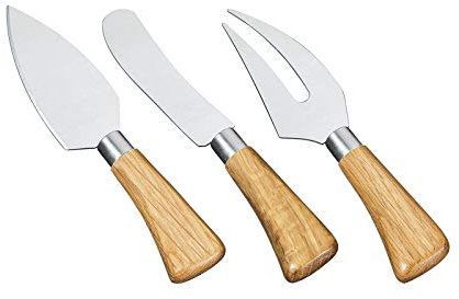 Cilio 296679 Formaggio - Set di coltelli da formaggio, in legno