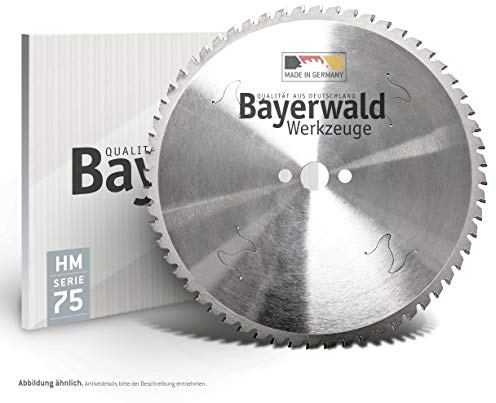 Bayerwald - HM Kreissägeblatt - Ø 250 mm x 2,2 mm x 30 mm | Trapezflachzahn (60 Zähne) | Dry Cutter Edelstahl