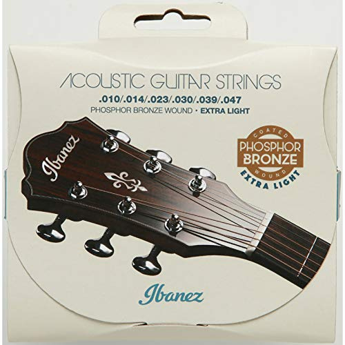 IBANEZ Saiten Set für 6 String - .011/.015/.022w/.032w/.042w/.052w Phosphor/Bronze (IACSP62C)