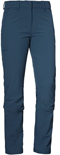 Schöffel Dam Engadin1 Zip Off byxor, Dress Blues, 19