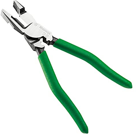 Screw-Removal & GRIPPING Pliers with Integrated Cable Shears Cutting Jaws ENGINEER PZ-79 VA NEJISAURUS