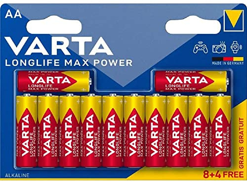 Alkalines Brand VARTA Model VARTA LONGLIFE Max Power AA X8+4 free