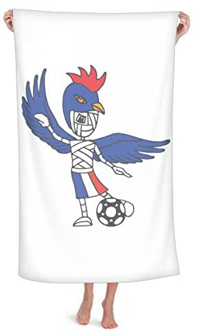 Frankreich Gallischer Hahn Fußball Überwurf Decke Weich Warm Flanell