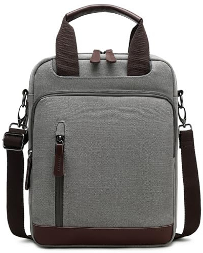 mygreen Men's Messenger Bag - Crossbody Shoulder Bags Travel Bag Man Purse Casual Sling Pack for Work Business Grey