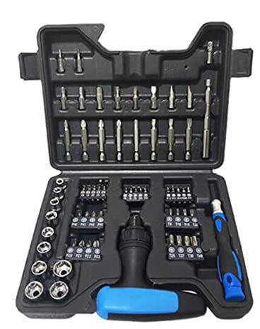 Juego De Destornilladores De Trinquete, Juego De Destornilladores De Precisión Todo En 1 con Estuche, Juego De Destornilladores Torx Manual para Reparaciones Domésticas
