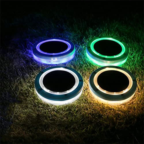 Yeehliny LED Poolbeleuchtung, IP68 Pool Beleuchtungen Unterwasser Pool, Solar Wasser Schwimmende Lampen Poollampe Solarlampe für außen Garten Rasen Teich Pool Brunnen Aquarium (4PCS)