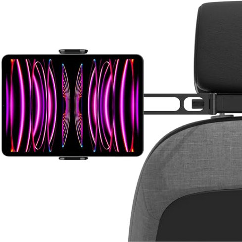 Spigen OneTap Soporte Universal para Reposacabezas de Coche, Soporte para Tableta de 4,7-12,9 Compatible con iPad/Pro/Air/Mini 2024 de 11 y 13, Galaxy Tab, Surface Pro, Switch, iPhones, etc