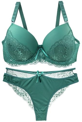 Necalisi Bralette Bra and Knickers Sets Women Women's lace Full Coverage Hollow Bra Embroidery Underwear Plus Size Underwired Bra Women's Everyday Bras