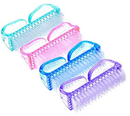 Handle Nail Brush, Nail Hand Scrubbing Scrub Cleaning Brush Pack Of 2 Nail Cleaning Brush Random Color 2 Packs Very Fashion with nice