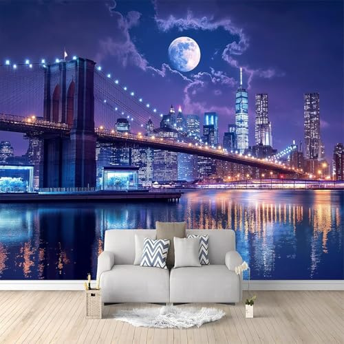 3D Fotomurale Murales New York Carta da parati panoramica 430x300 cm New York Fotomurali Tessuto Non Tessuto Decorazione Parete Poster Camere da Letto Soggiorno Pareti Murale q1809