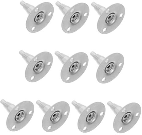 DIYEAH 10pcs Ceiling Hooks for Plants Ceiling Hanger Disc Heavy Duty Cable Clamp Stainless Steel Wire Rope Fastener Wire Fastener