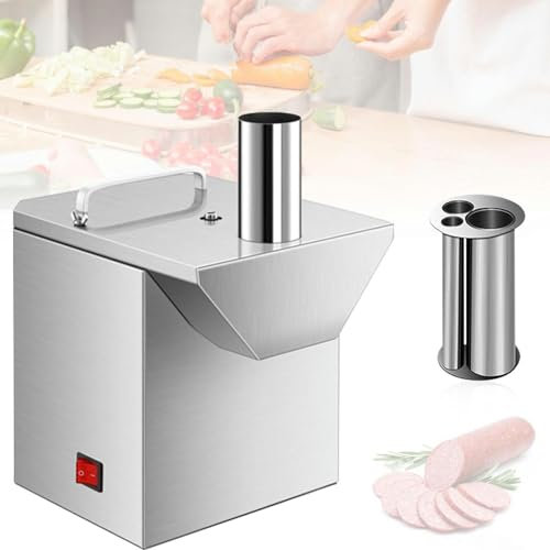 Coupe-légumes électrique, Hachoir à légumes Professionnel, capacité de 100 kg/h, Coupe-oignons Automatique, Coupe-Pommes de Terre, Robot culinaire, Coupe-Fruits
