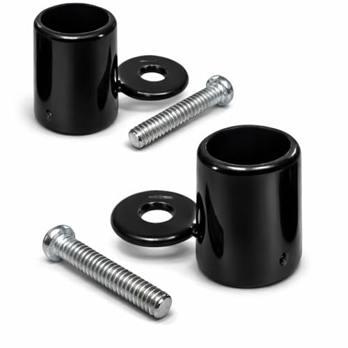 IdeaGenesis - 12 Fermi per Tapparelle Avvolgibili Marrone 30mm in PVC Recambio Universale per Arresto Serranda Tappo Viti Rondelle Incluse per Finestre Resistenza Antiinceppamento (12, Marrone 30mm)