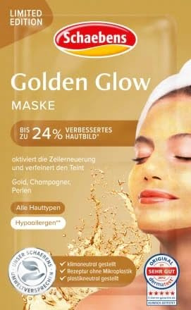 Schaebens Golden Glow Maske, 2x5ml