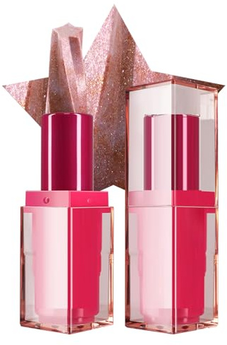 Rouge à lèvres Glitter - Maquillage hydratant, baume étincelant imperméable | Couleur des lèvres d'usure prolongée pour les femmes, bâton de beauté, cosmétique hydratante, finition