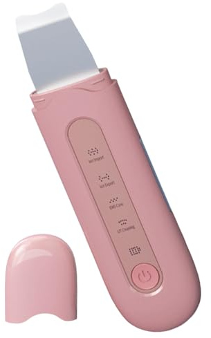 Skin Scrub | Ultrasonic Pore Extractor - Stainless Steel Nasal Cleaner - for Women Home Spa Daily Care Beauty Routine Pre Makeup Post Workout