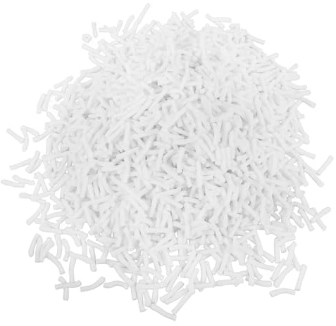 Lurrose Relleno de Látex para Sillón 1 Libra, Partículas Suaves y Aireadas para Cojines y Sofás, Material de Relleno Decorativo Reutilizable para Muebles de Sala y Asientos Cómodos
