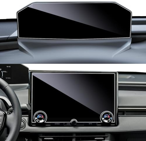 CDEFG Compatible with Toyota C-HR+ CHR+ / bZ 2026 14 Inch Navigation Protective Film + 7 Inch Digital Cockpit Scratch-Resistant GPS Nano Screen Protector Navigation Film bZ 2026 Accessories [Pack of 4