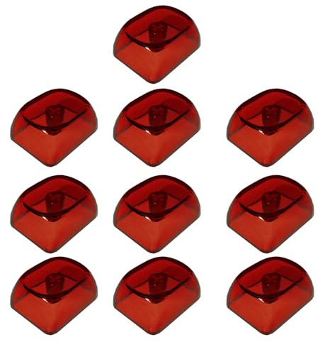 Générique Capuchons de Touches en, Profil MOAs, 10 Touches, rétroéclairage 1, 25u, avec Couche Transparente pour claviers mécaniques, Transparent