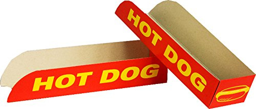 Venker Récipient à emballer soi-même - Boîte à hot dog - 50 unités - à emporter