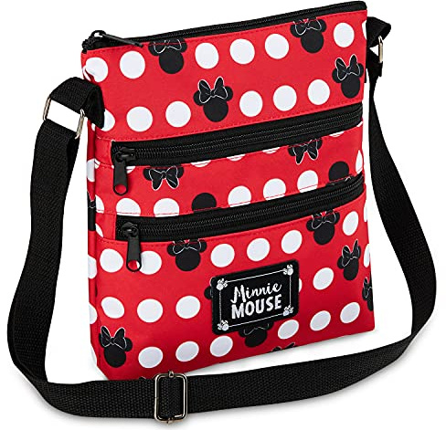 Disney Stitch Handtasche Mädchen Teenager Damentaschen Umhängetasche, Handtasche mit Reißverschluss & Verstellbarem Gurt